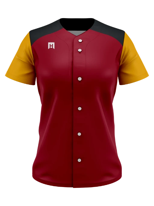 Softball Full-Button Short Sleeve