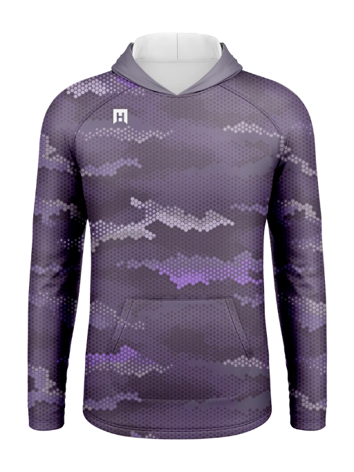 Men’s Raglan Hooded Long Sleeve Tshirt